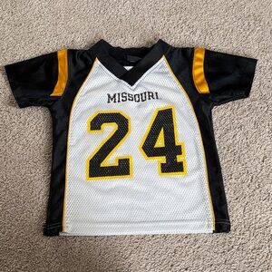Pro Edge Missouri Kids Jersey 3T - Black, White, and Yellow